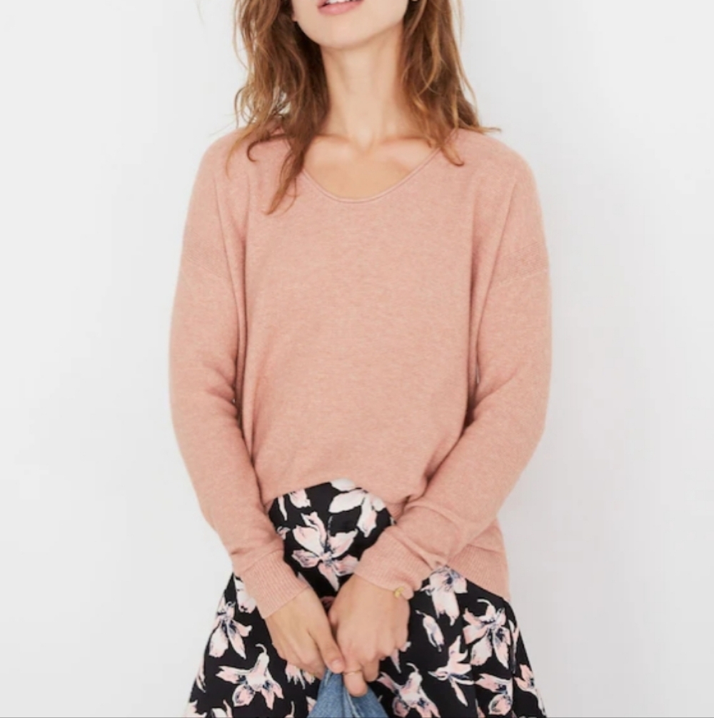 Madewell Kimball Pullover Sweater Merino Wool Blend Minimalist
